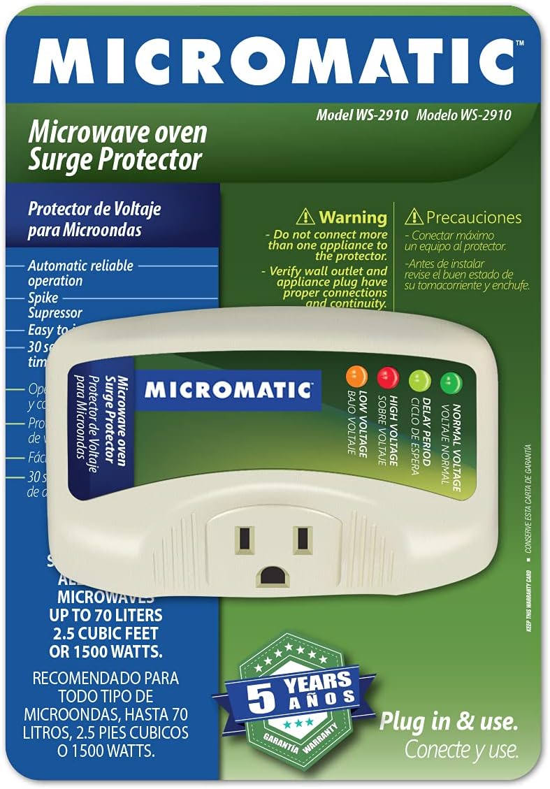 MICROMATIC SURGE PROTECTOR 110V/60HZ Electrofix